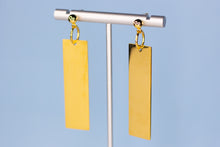 Load image into Gallery viewer, Gold Bar Earrings (PREORDER)