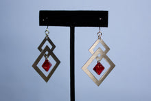 Load image into Gallery viewer, Vermillion Spark Earrings
