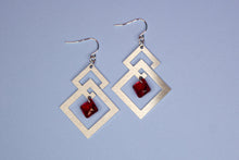 Load image into Gallery viewer, Vermillion Spark Earrings