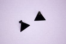 Load image into Gallery viewer, Black Triangle Studs
