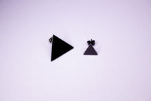 Load image into Gallery viewer, Black Triangle Studs