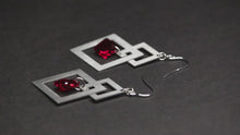 Load and play video in Gallery viewer, Vermillion Spark Earrings
