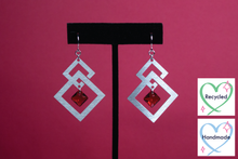 Load image into Gallery viewer, Vermillion Spark Earrings
